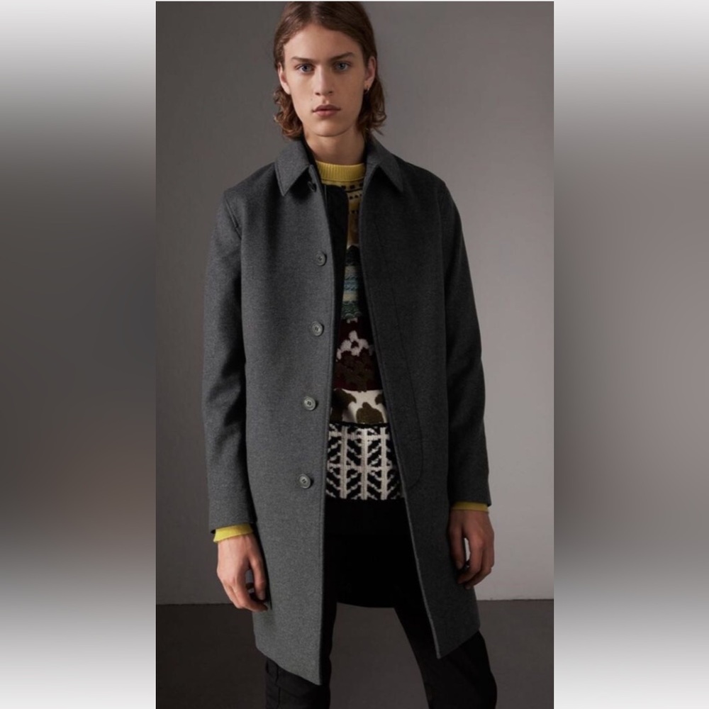 Burberry Charcoal Trench Coat